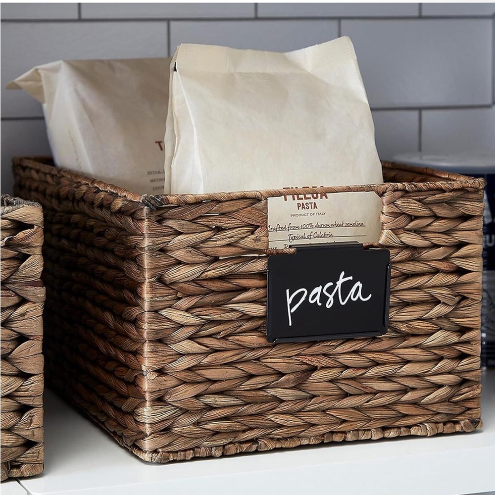 Woven Storage Basket Labels (baskets not included just labels